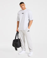 Heavy Lifting Gothic Oversized Joggers - Gris Marl