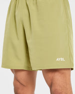 Core 7" Shorts - Citrus Olive