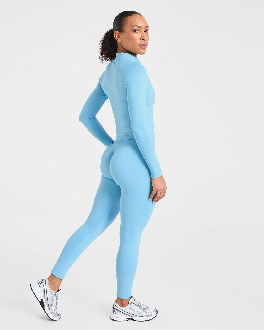 Enhance Seamless Jacket - Powder Bleu