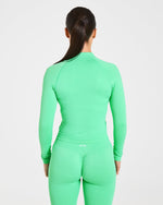 Enhance Seamless Jacket - Mint Vert