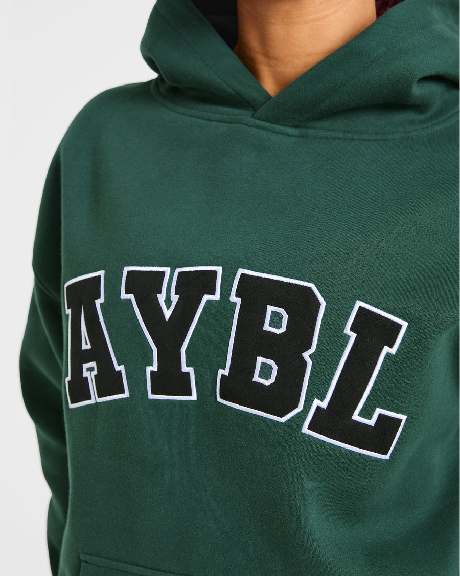 Varsity 2.0 Oversized Hoodie - Deep Forest