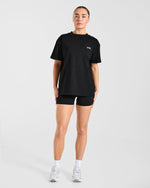 AYBL Strength Co Oversized T Shirt - Black