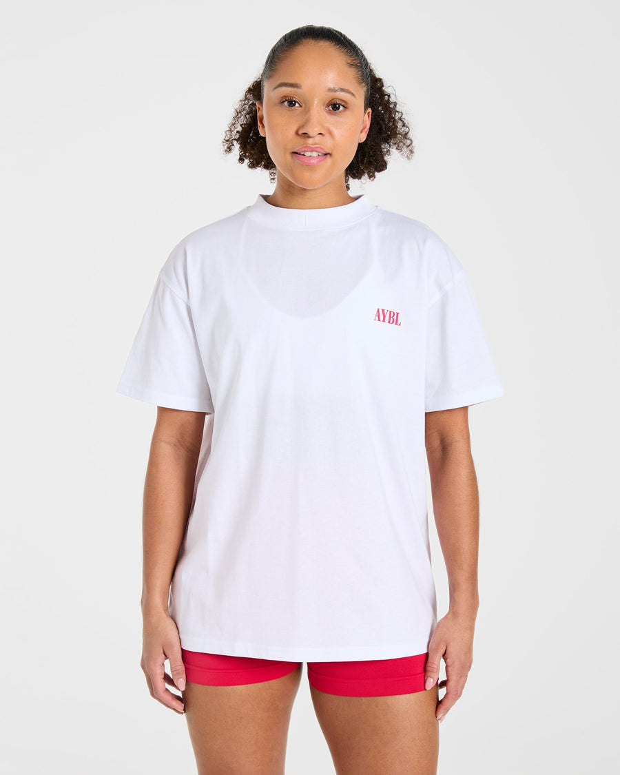 AYBL Studio Oversized T Shirt - White