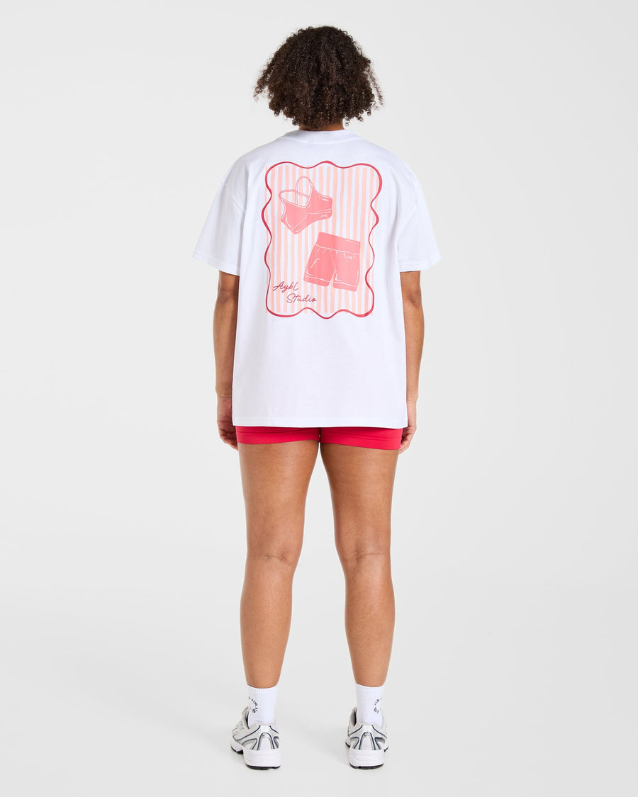 AYBL Studio Oversized T Shirt - White