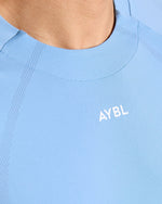 Attain Seamless Long Sleeve T Shirt - Sports Bleu