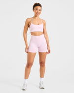 Empower Seamless Shorts - Iced Rose