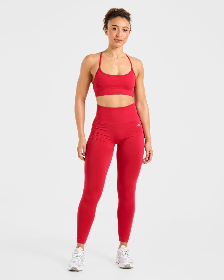 Empower Seamless Sports Bra - Rouge