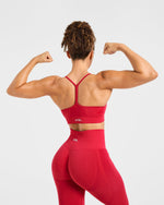 Empower Seamless Sports Bra - Rouge