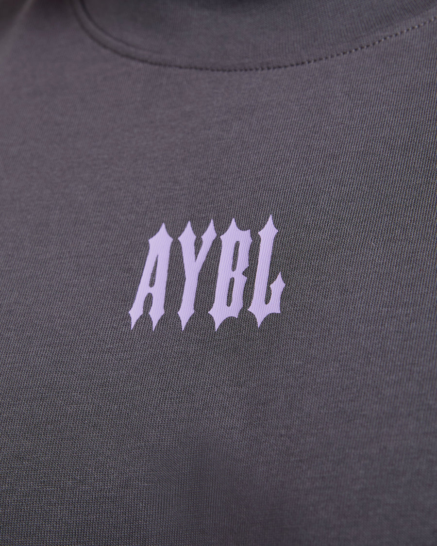 Hunt Your Goals Oversized T Shirt - Deep Charcoal