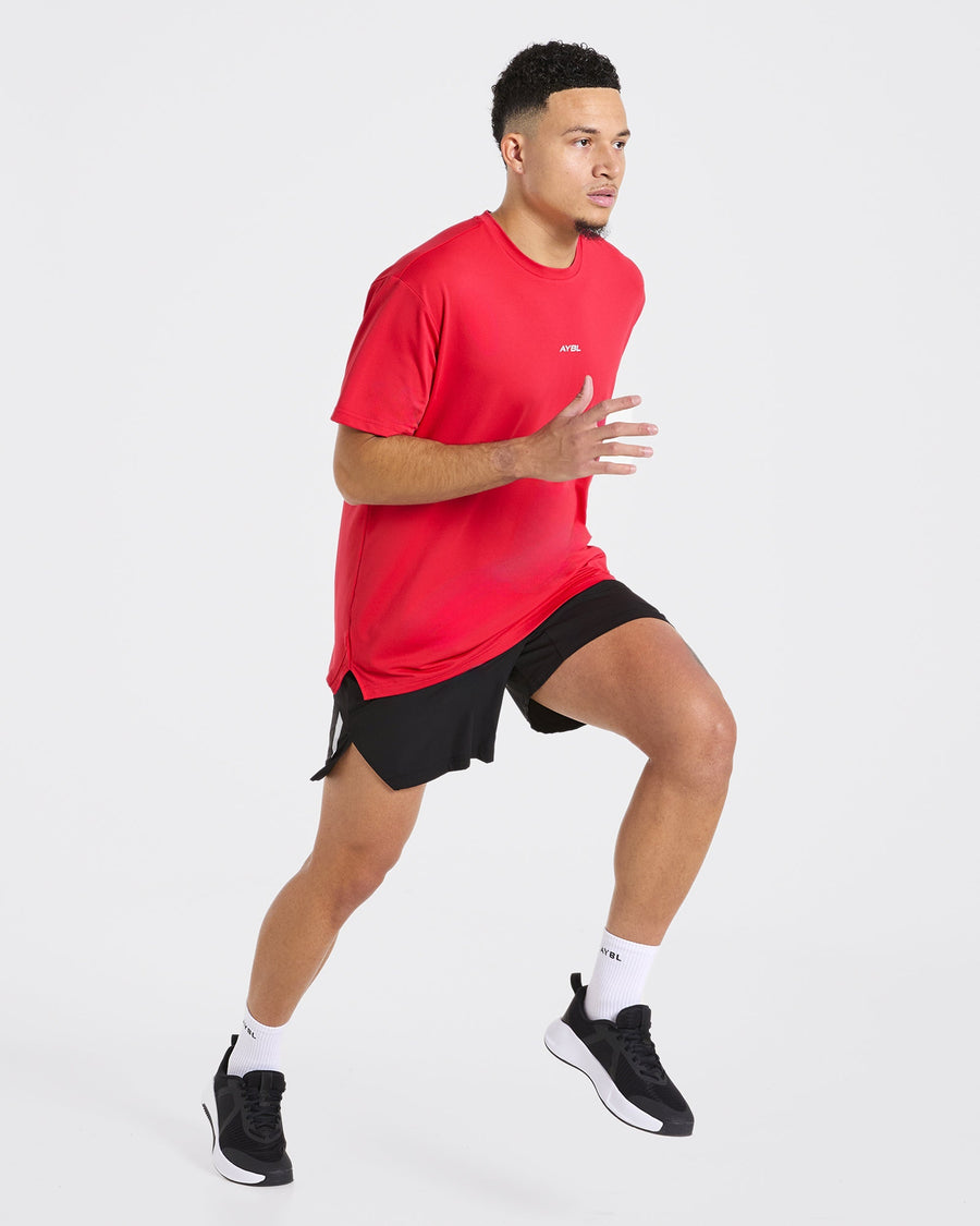Motion T Shirt - Rouge