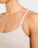 Essential Strappy Tank Top - Taupe