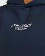 Sports Collective Oversized Hoodie - True Navy