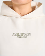 Sports Collective Oversized Hoodie - Off Off Blanc/Vert