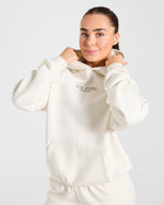 Sports Collective Oversized Hoodie - Off Off Blanc/Vert