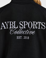 Sports Collective Oversized 1/4 Zip Pullover - Noir
