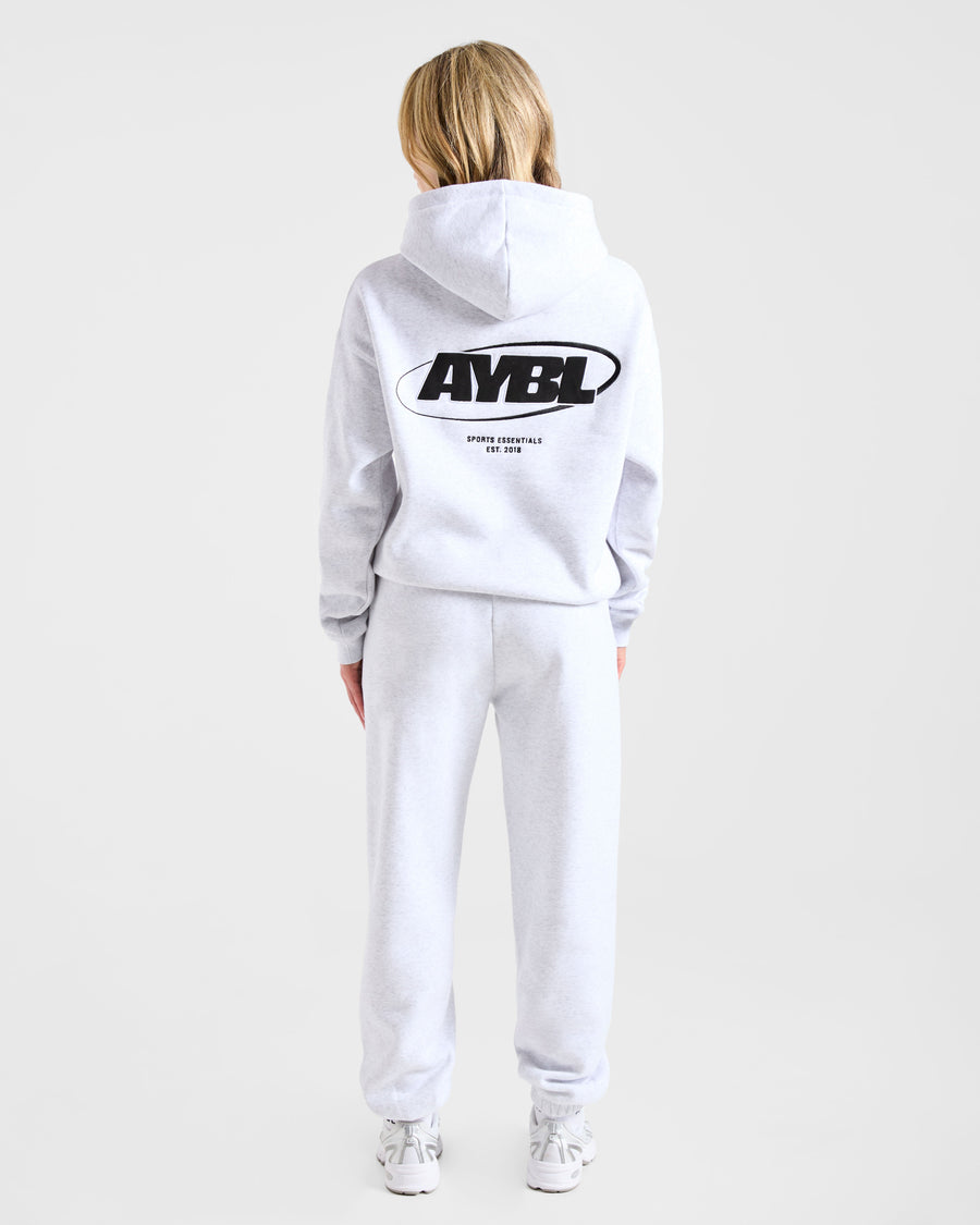 Sports Essentials Oversized Hoodie - Heather Gris/Noir