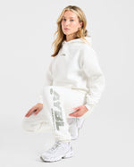Athletics Dept Oversized Hoodie - Off Blanc