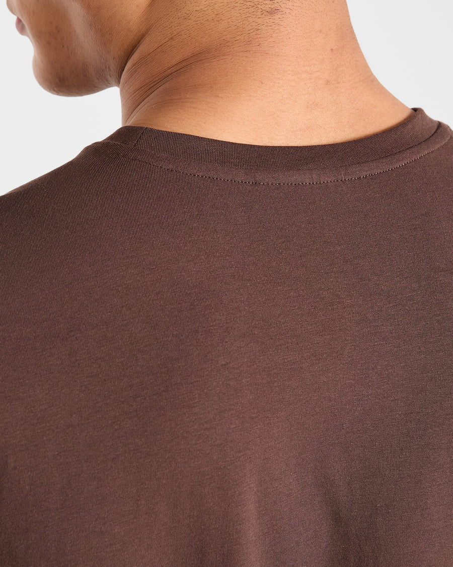 Force Oversized T Shirt - Marron