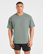 Force Oversized T Shirt - Deep Sage