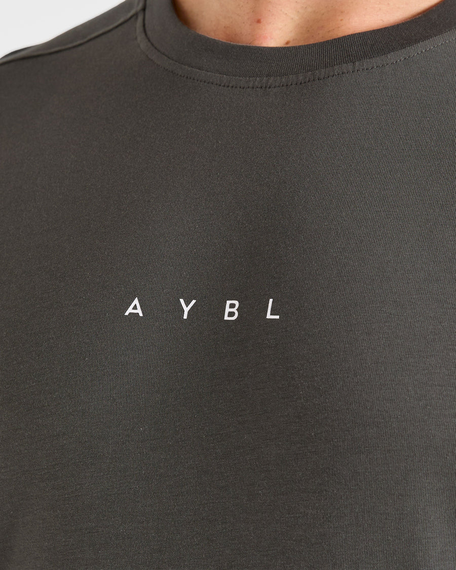 Force Oversized T Shirt - Charcoal
