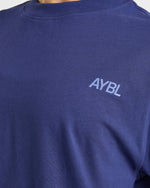 Sport Society Oversized T Shirt - Muted Navy