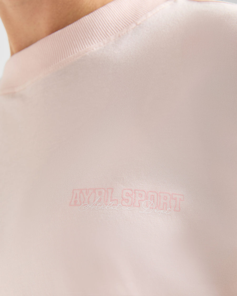 Varsity Dept. Oversized T Shirt - Rose