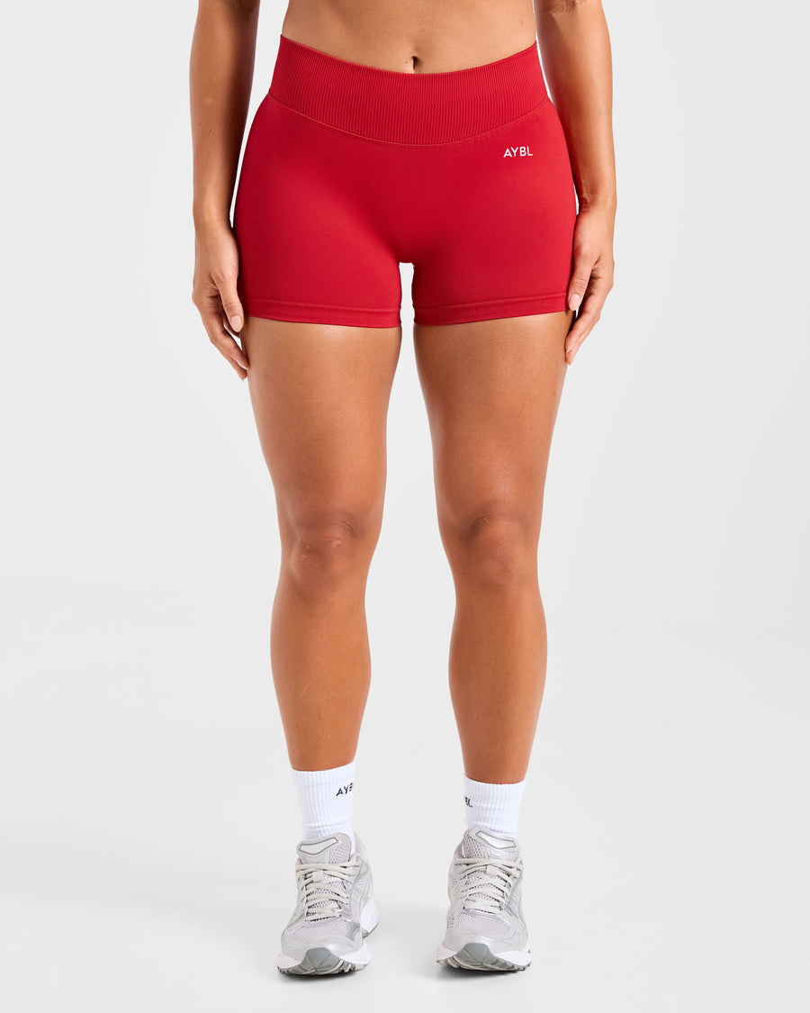 Enhance Seamless Shorts | 3.5" - Rouge