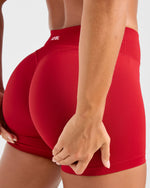 Enhance Seamless Shorts | 3.5" - Rouge