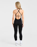 Sculpt Backless Legging All In One - Noir