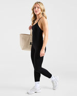 Sculpt Backless Legging All In One - Noir