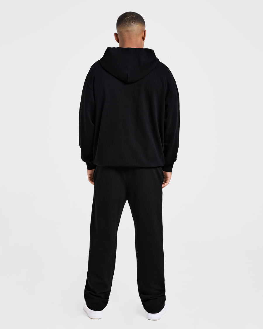 Craft Oversized Zip Up Hoodie - Noir