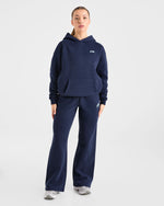 AYBL Sports Club Oversized Hoodie - Navy/Bleu