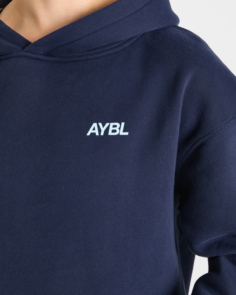 AYBL Sports Club Oversized Hoodie - Navy/Bleu
