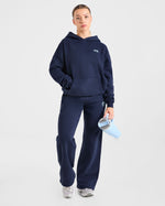 AYBL Sports Club Oversized Hoodie - Navy/Bleu