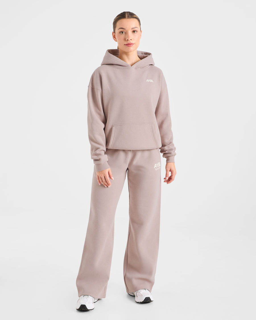 AYBL Sports Club Oversized Hoodie - Mink Rose