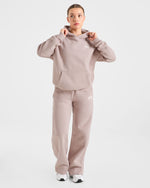 AYBL Sports Club Oversized Hoodie - Mink Rose