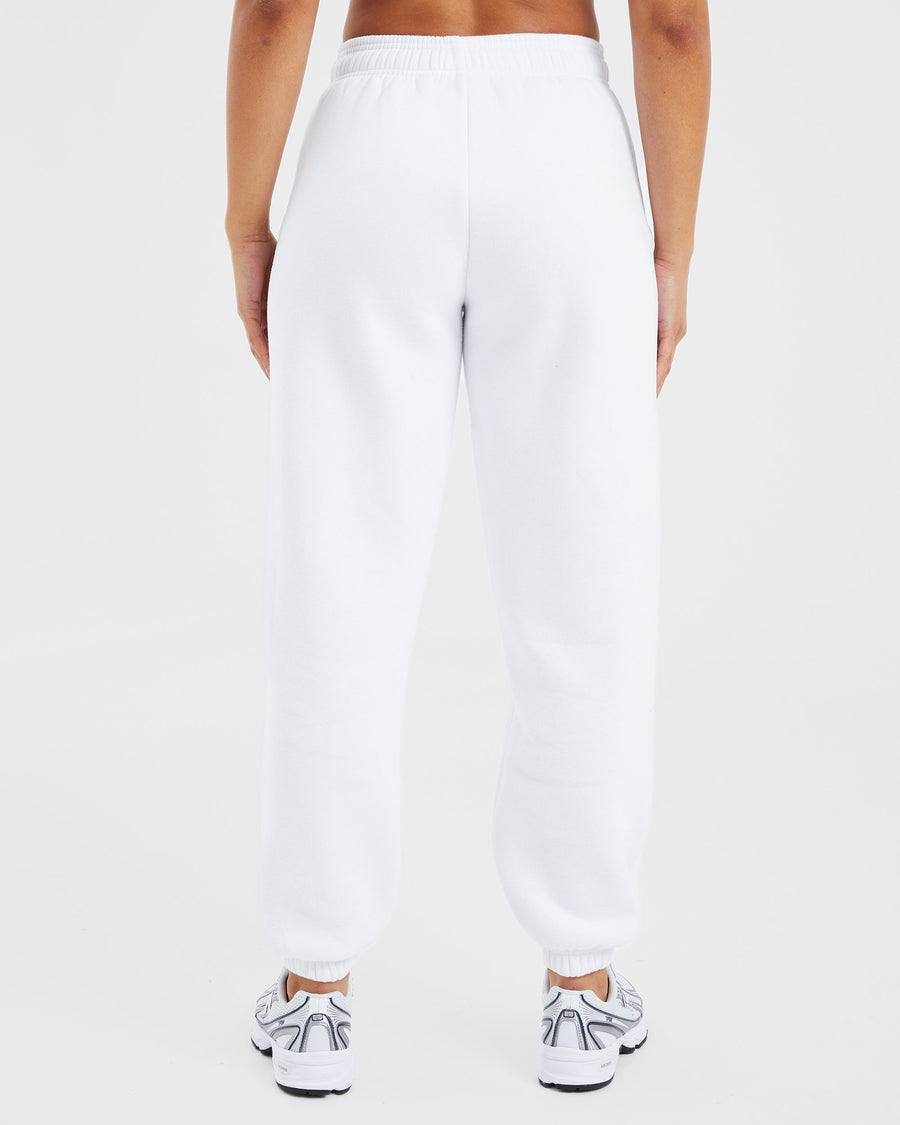 AYBL Sports Club Oversized Joggers - Blanc