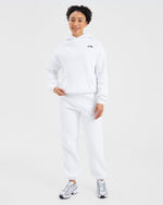 AYBL Sports Club Oversized Hoodie - Blanc