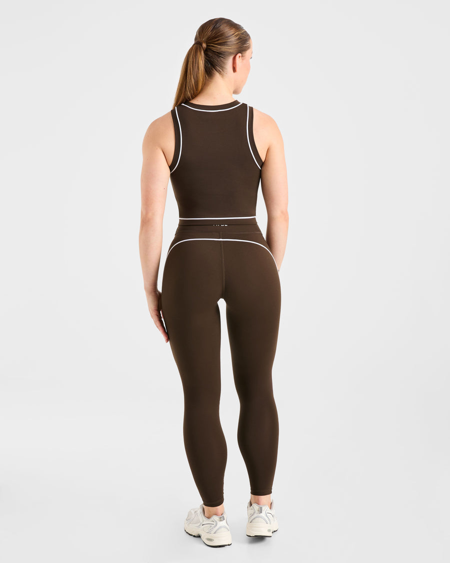 Form Tank Top - Coffee Bean