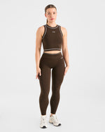 Form Tank Top - Coffee Bean
