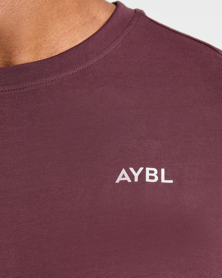 Essential T Shirt - Dark Plum