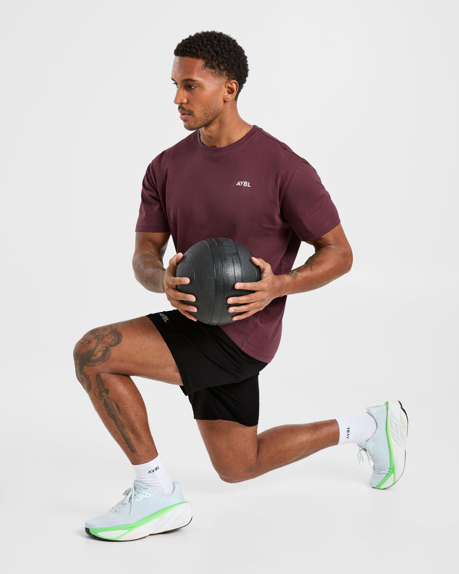 Essential T Shirt - Dark Plum