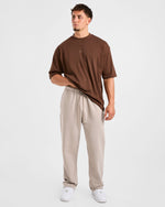 Craft Oversized T Shirt - Marron