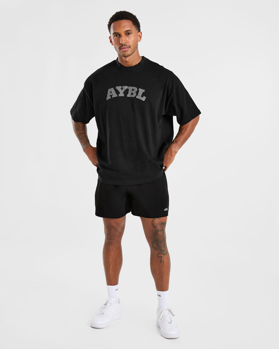 Elite Oversized T Shirt- Noir/Charcoal