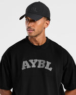 Elite Oversized T Shirt- Noir/Charcoal