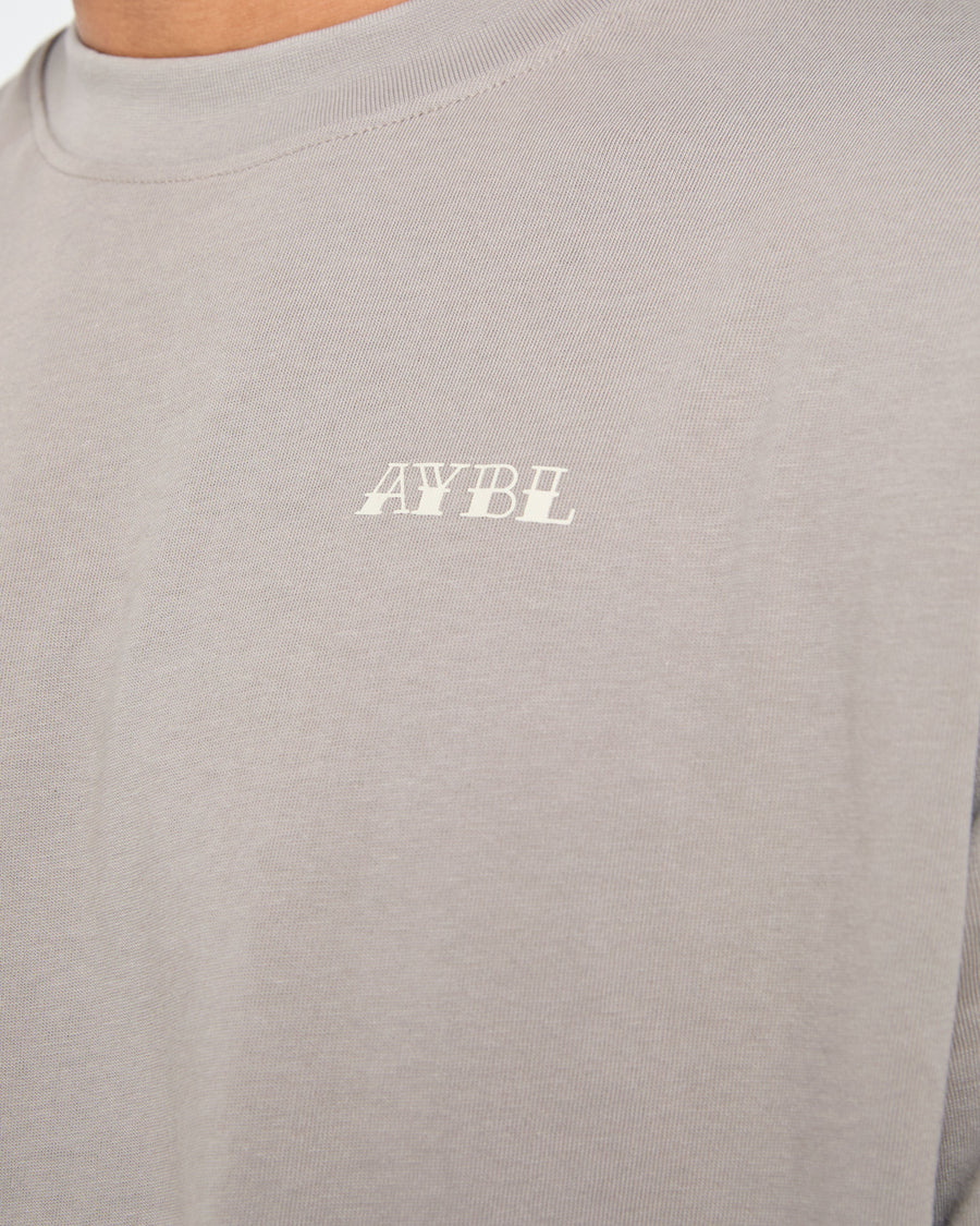 AYBL Strength Club Oversized T Shirt - Fog