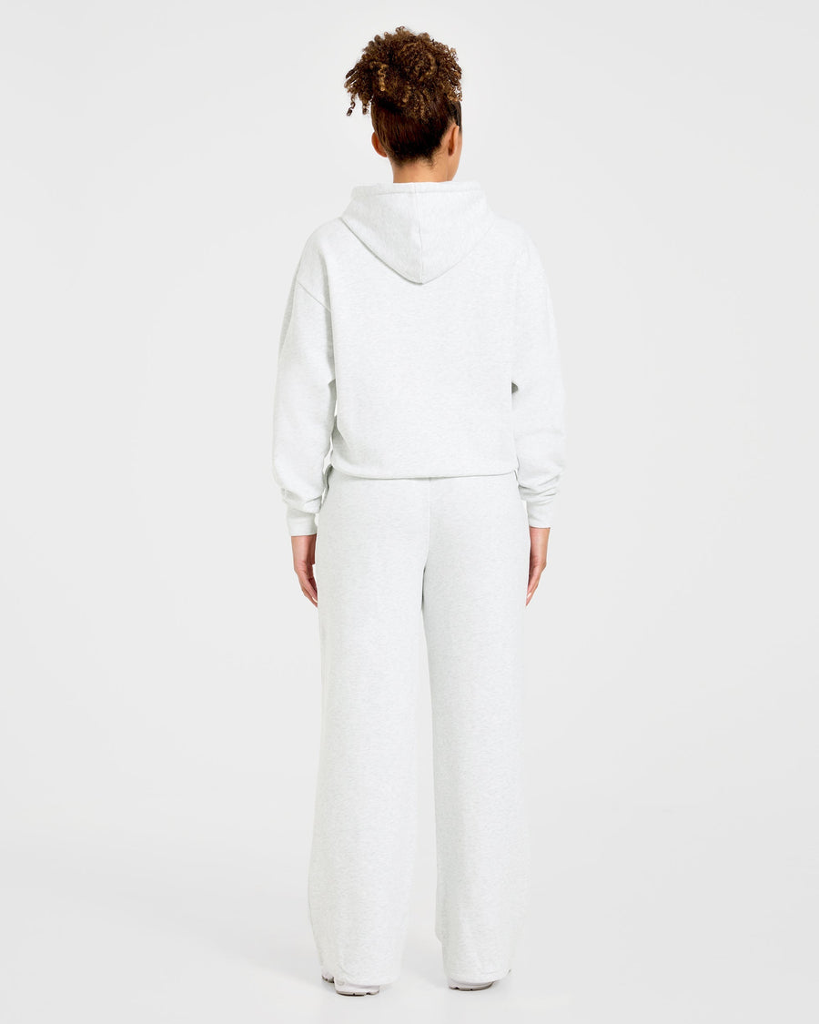 Lifestyle Oversized Straight Leg Joggers - Heather Gris