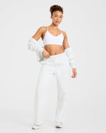 Lifestyle Oversized Straight Leg Joggers - Heather Gris