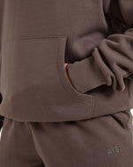 Lifestyle Oversized Hoodie - Umber Marron