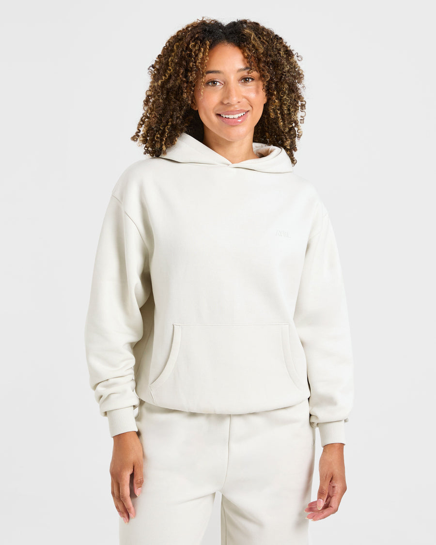 Lifestyle Oversized Hoodie - Off Blanc